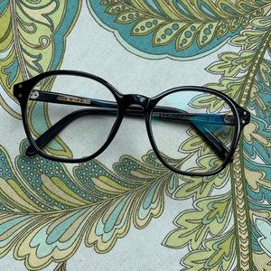 CUTLER AND GROSS Black Clear Eye Glass Frames